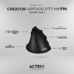 Kit teclado y mouse ACTECK MK770 